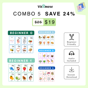 5 SETS BUNDLE - Beginner 0, 1, 2, 3, 4
