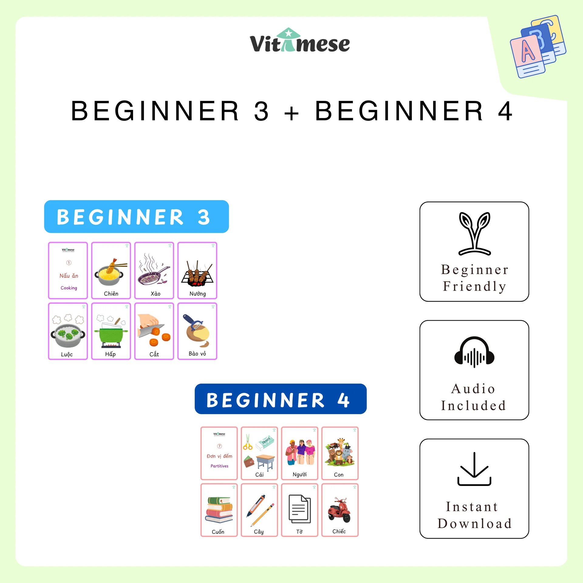 Beginner 3 + Beginner 4 