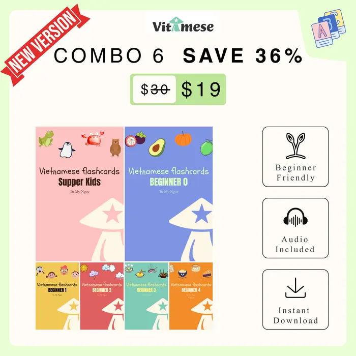 [Version 2] - 6 SETS BUNDLE - Beginner 0, 1, 2, 3, 4 and Supper Kids 