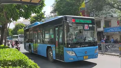 The Bus in Ho chi minh city